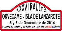 36 Rallye ORVECAME - Isla de Lanzarote