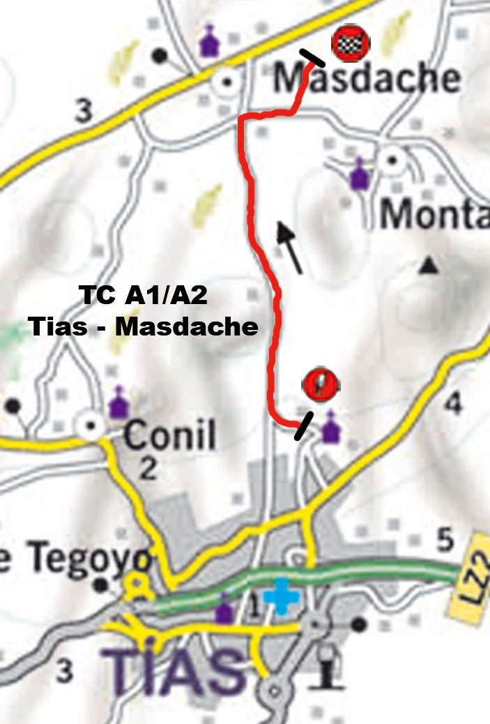 Mapa TC A1,A2